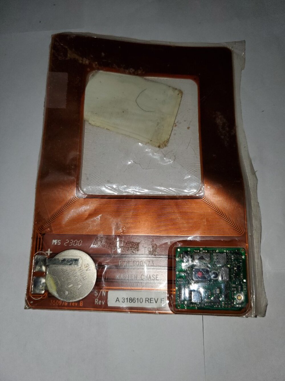 KASTEN CHASE 600573 FLEXIBLE RFID SMART CARD ANTENNA LOOP PROXIMITY SENSOR ASSEM